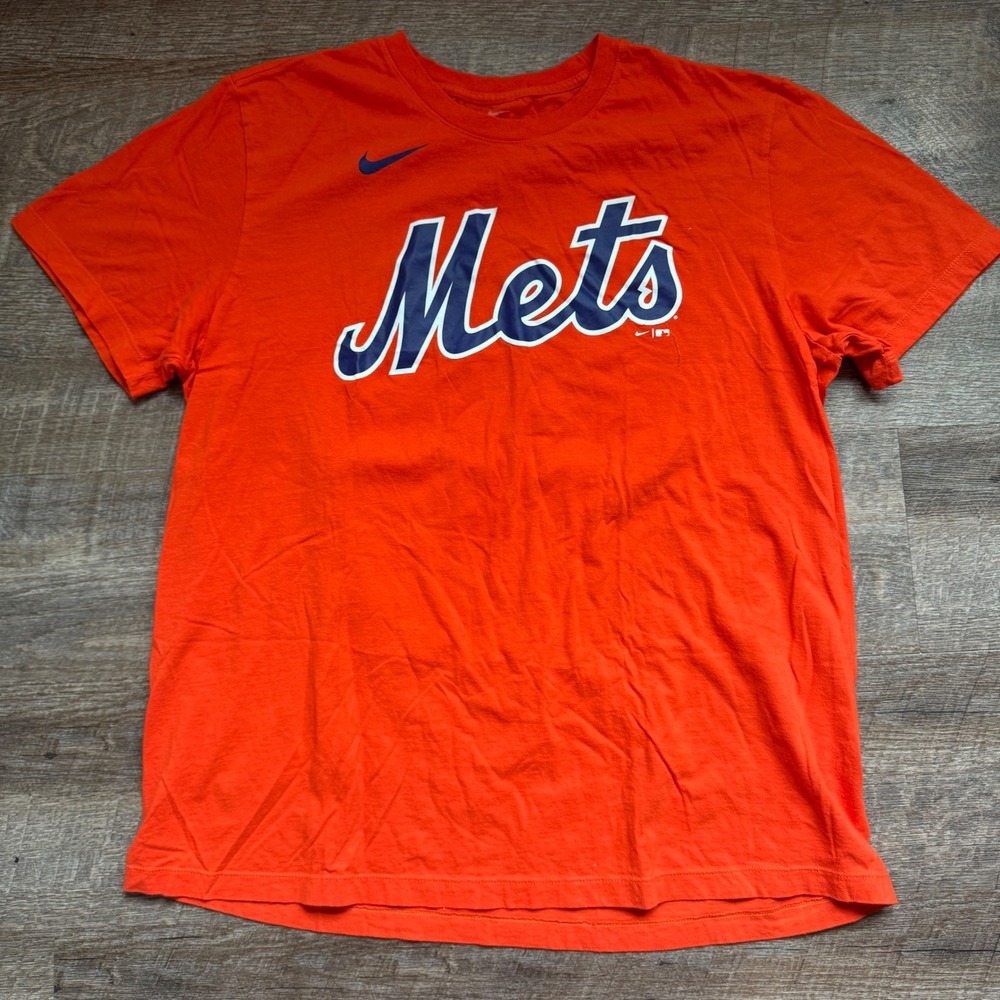 Nike New York Mets Jacob deGrom Player T-Shirt XL Regular Orange MLB Number 48